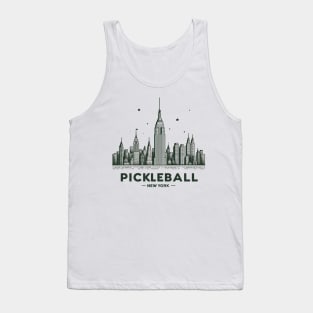 Pickleball New York Skyline Design Tank Top